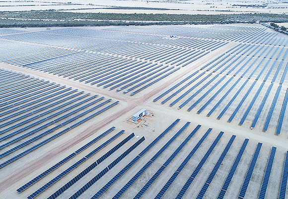 Système d\'énergie solaire tout-en-un monté au sol