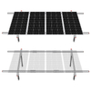 Système de Kit de supports de montage de panneaux solaires multi-pièces, réglables et étanches, respectueux de l'environnement, pour panneaux solaires 1 à 4 pièces