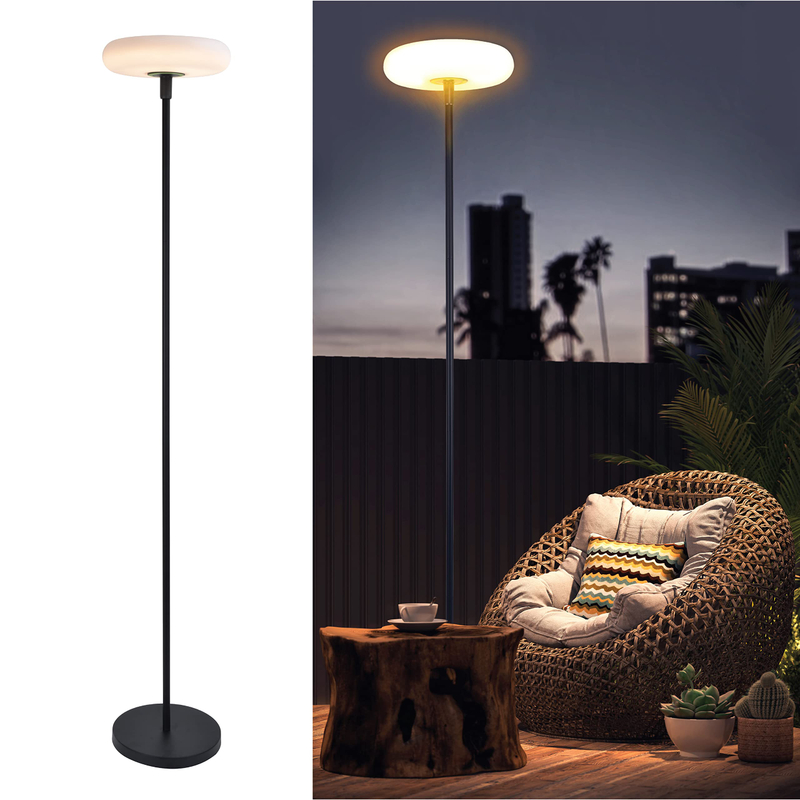 Lampadaire solaire d'extérieur en forme de champignon, entièrement résistant aux intempéries, à énergie solaire, décor Simple, Source LED, 100%