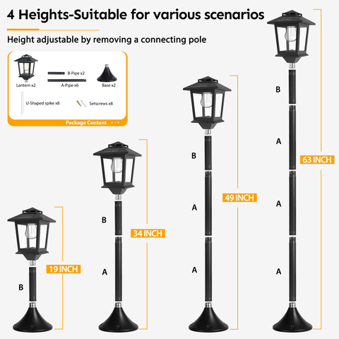 Décoration de jardin extérieure étanche, sol LED solaire Lmap avec lumière chaude