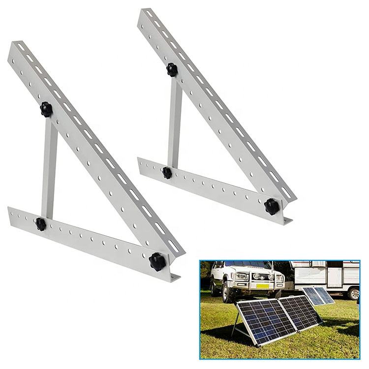 Trépied solaire réglable en aluminium, Support pour un panneau, offre spéciale, vente en gros 