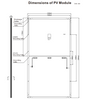 Panneau solaire de type P OEM commercial, 132 cellules, plaque solaire PV 650W