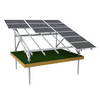 Support de montage solaire en aluminium au sol, montage Durable, Structure de Support solaire photovoltaïque, vente en gros