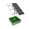 Support de montage solaire en aluminium au sol, montage Durable, Structure de Support solaire photovoltaïque, vente en gros