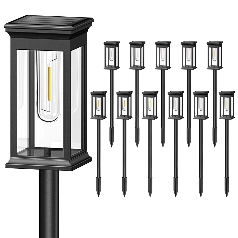 Lampe solaire étanche IP65, décoration extérieure de jardin, décoration de jardin, pelouse, chemin, passerelle, cour